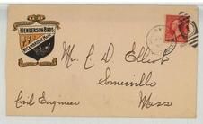 Mr. C. D. Elliot Somerville Mass 1902 Henderson Bros. Builders Designers Wagons Carriages, Perkins Collection 1861 to 1933 Envelopes and Postcards